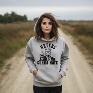 Trump Haters Gonna Hate Hoodie - Sz XL